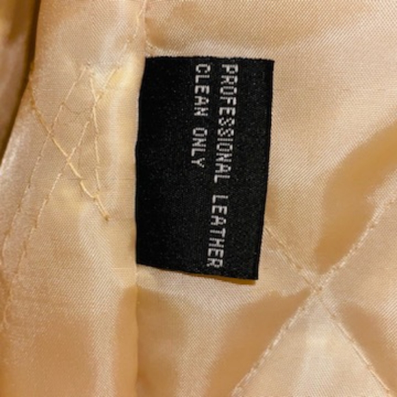 Tanners Avenue Cream Leather Unisex 3x Coat Jacket - Picture 5 of 5